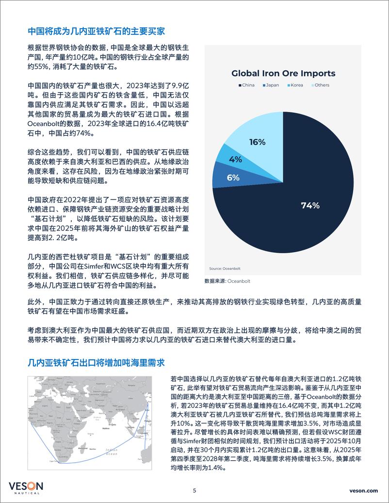 《新兴的西非干散货供应国铝土矿和铁矿石如何让几内亚崭露头角-9页》 - 第5页预览图