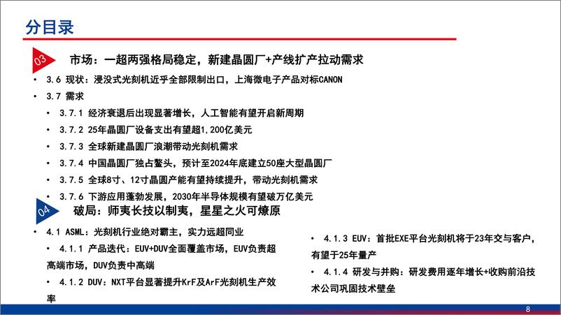 《2024光刻机行业市场格局_国产替代现状及相关标的分析报告》 - 第6页预览图