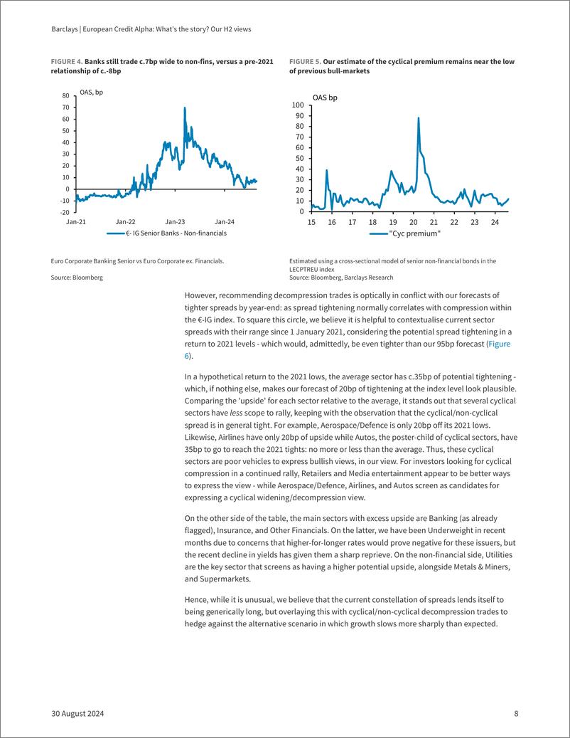 《Barclays_European_Credit_Alpha_What_s_the_story_Our_H2_views》 - 第8页预览图