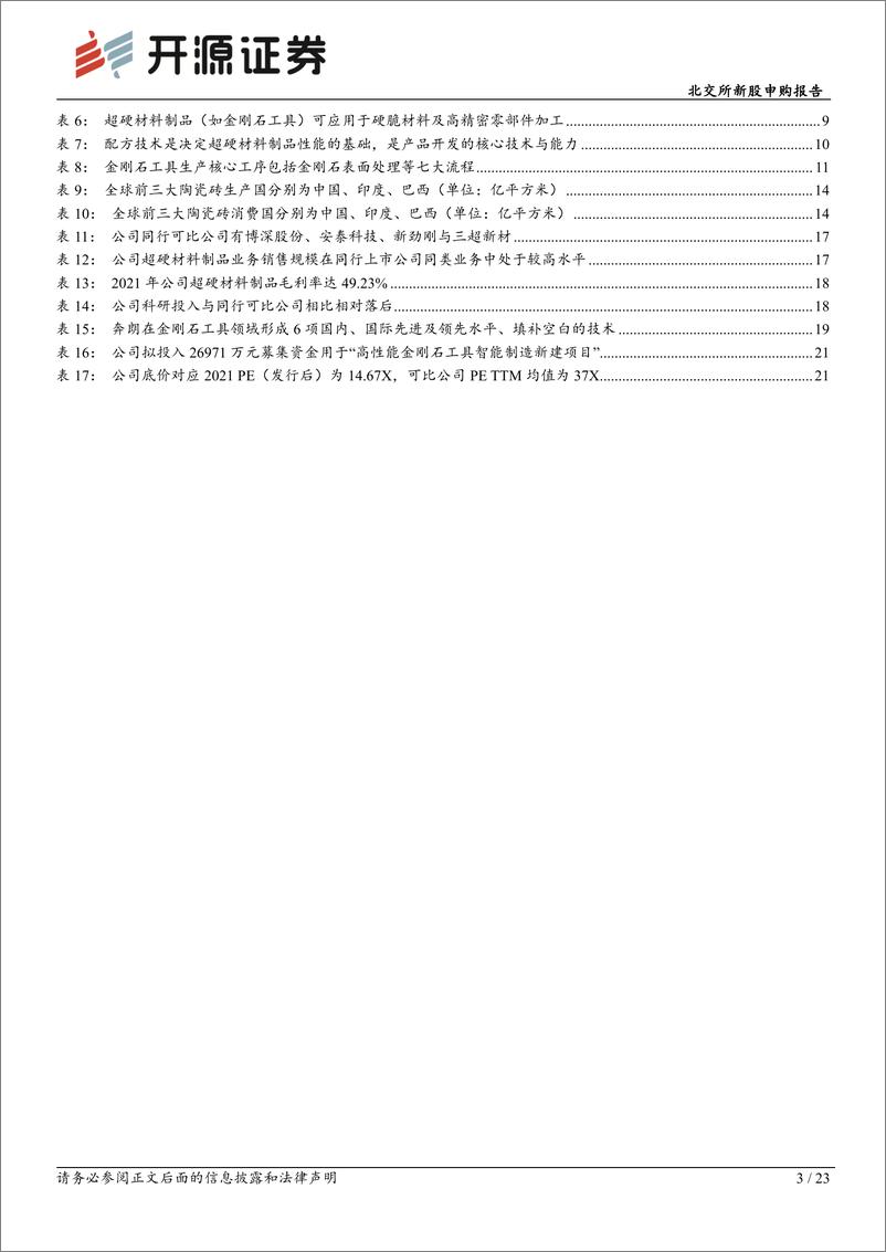 《北交所新股申购报告：奔朗新材，超硬材料制品龙头企业，金刚石工具产能扩产翻倍-20221201-开源证券-23页》 - 第4页预览图