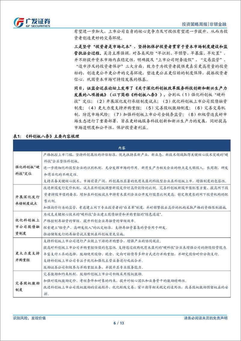 《非银金融行业：政策提升市场长期可投性，建议左侧关注非银板块-240623-广发证券-13页》 - 第6页预览图