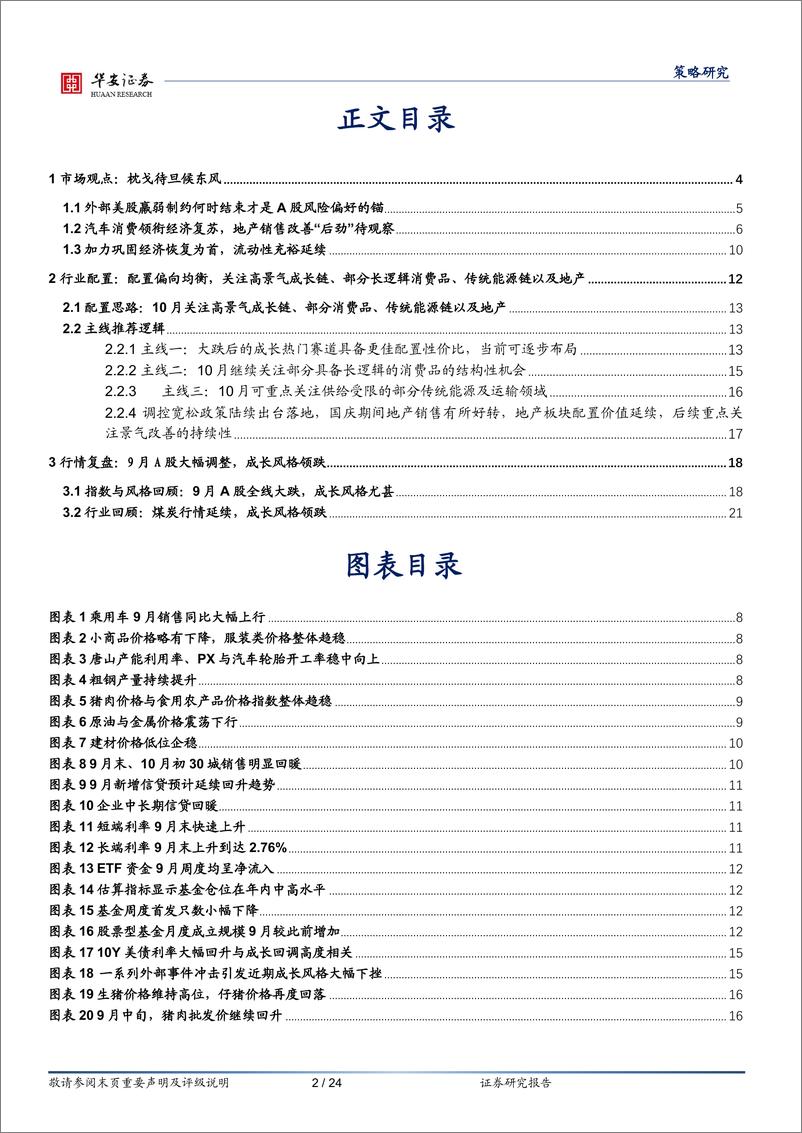 《策略月报：枕戈待旦候东风-20221009-华安证券-24页》 - 第3页预览图