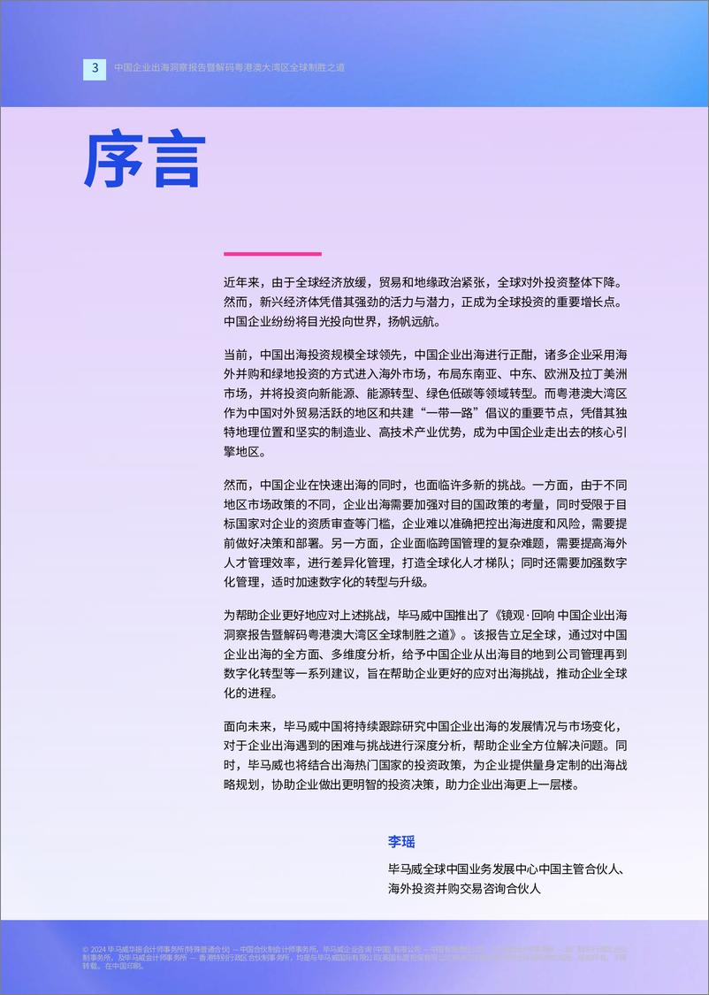 《2024年镜观·回响-中国企业出海洞察报告暨解码粤港澳大湾区全球制胜之道》 - 第4页预览图