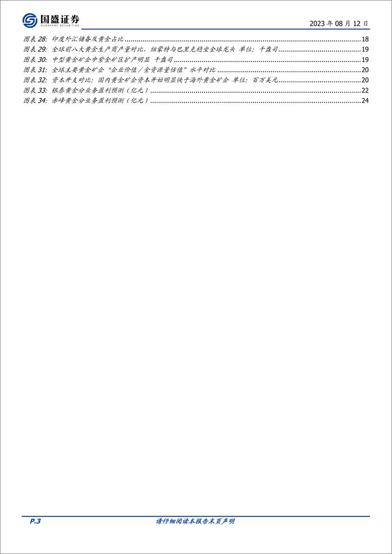 《贵金属行业黄金观察系列其三：实际需求支撑金价，需求弹性凸显黄金稀缺性-20230812-国盛证券-27页》 - 第4页预览图