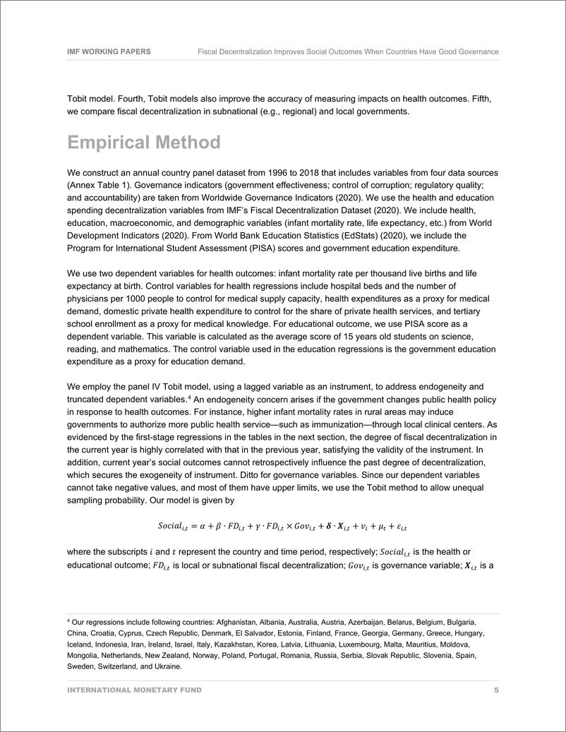 《IMF-当国家实行善政时，财政分权可以改善社会结果（英）-2022.6-29页》 - 第8页预览图