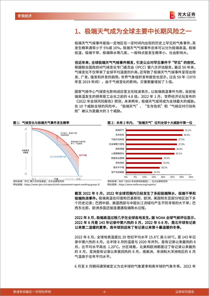 《安全发展》系列第一篇：极端天气如何搅动全球能源与粮食危机？-20221020-光大证券-26页 - 第5页预览图