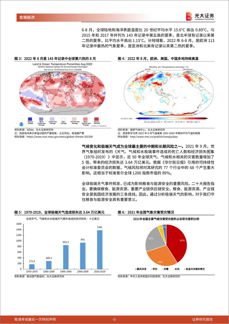 《安全发展》系列第一篇：极端天气如何搅动全球能源与粮食危机？-20221020-光大证券-26页 - 第6页预览图