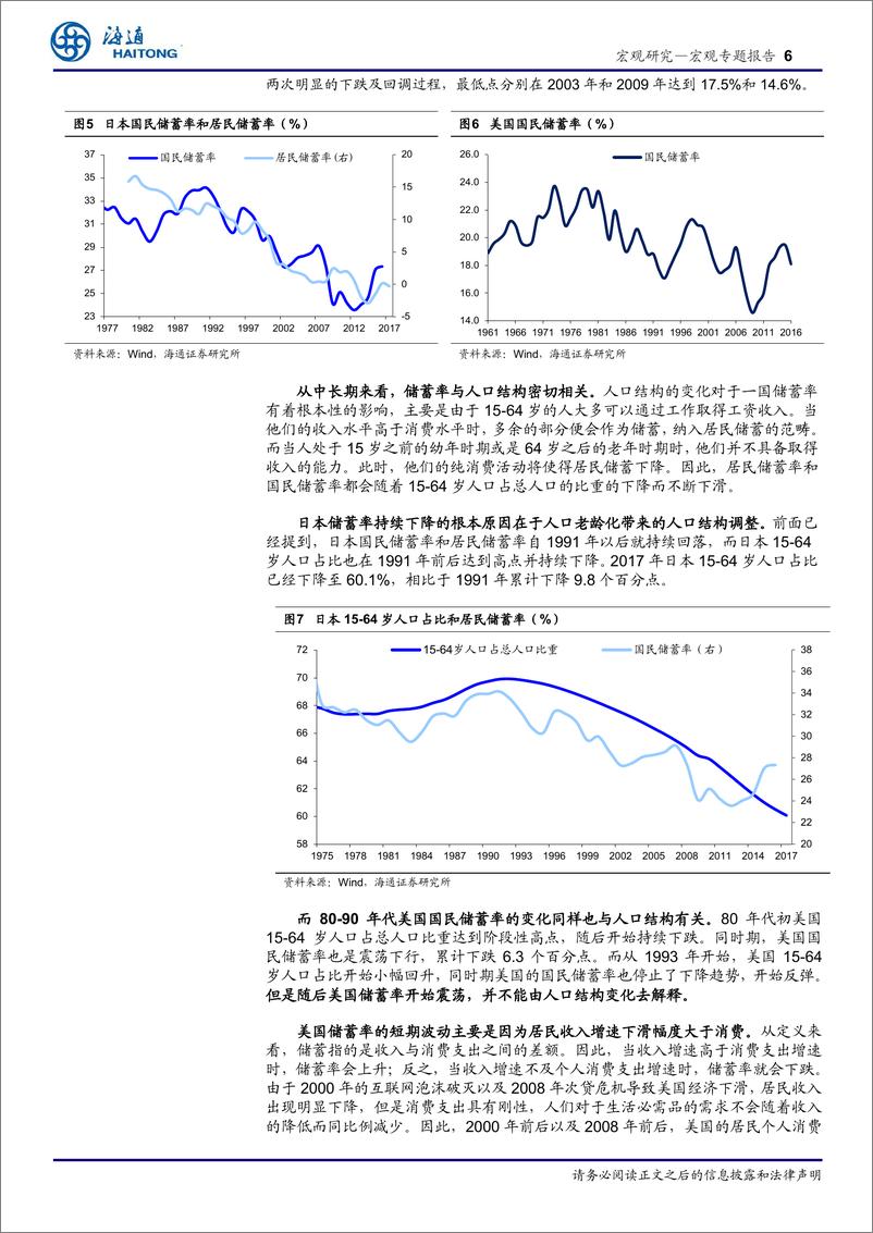 《宏观专题报告：储蓄率下降的前因后果，如何看待我国储蓄率的变化-20190307-海通证券-15页》 - 第7页预览图