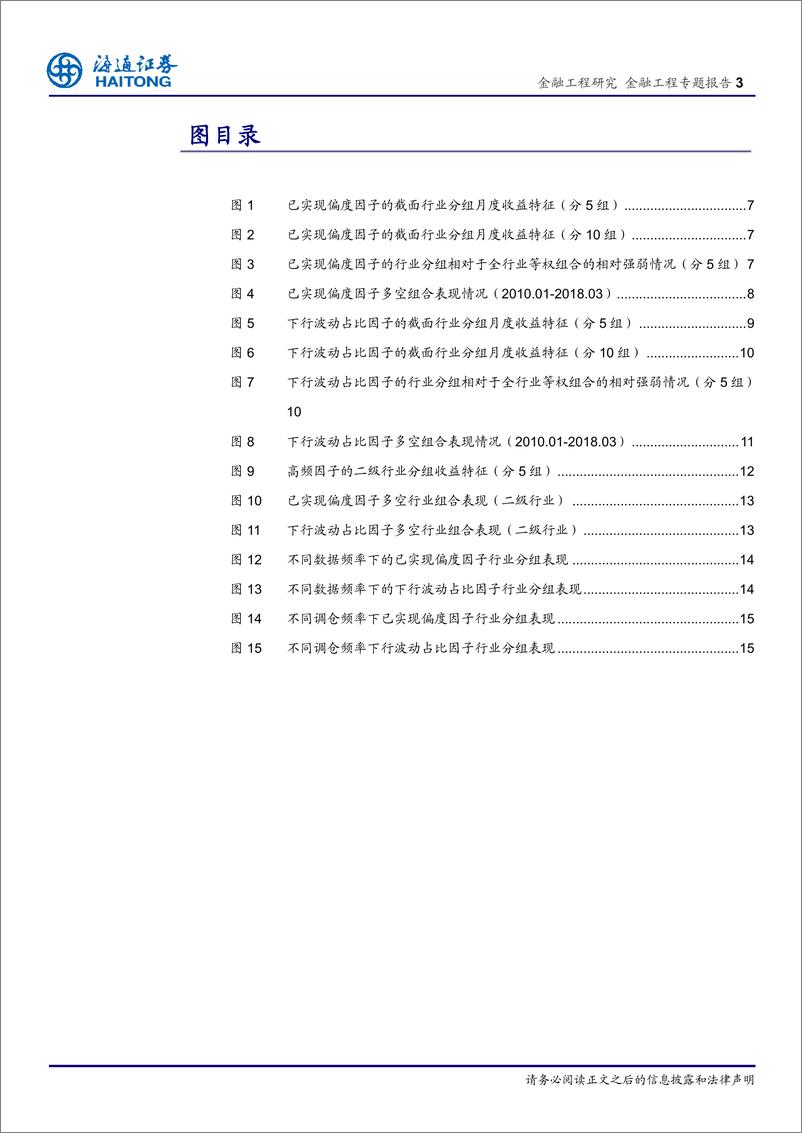 《海通证2018042行业轮动系列研究9：高频数据在行业轮动中的应用》 - 第3页预览图