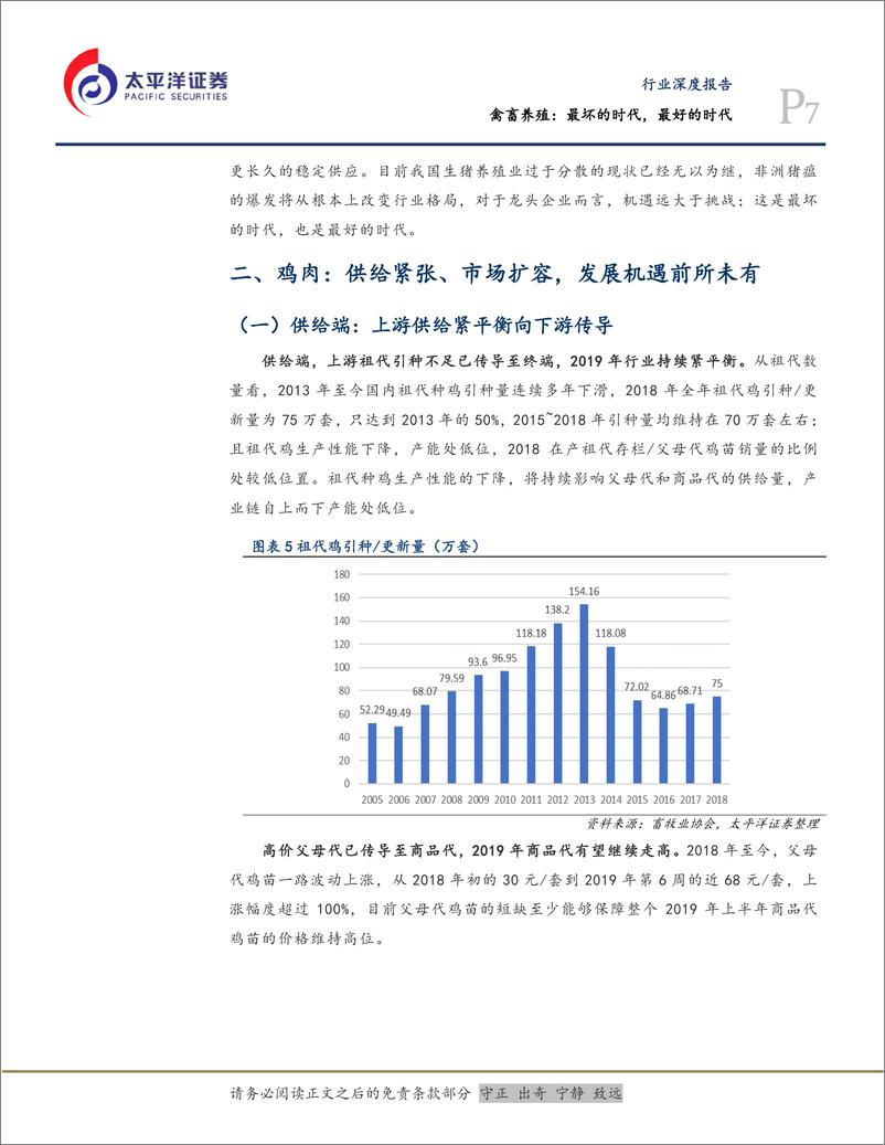 《农林牧渔行业深度报告：禽畜养殖，最坏的时代，最好的时代-20190226-太平洋证券-15页》 - 第8页预览图