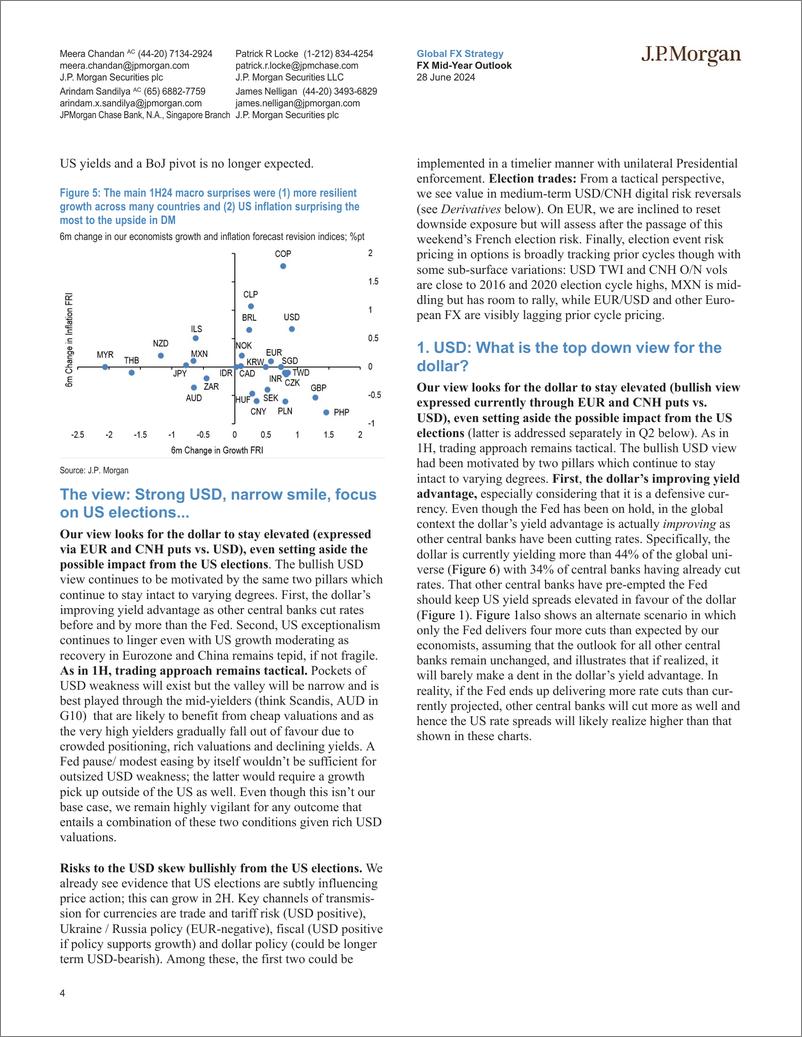 《JPMorgan-FX Mid-Year Outlook Ten questions (and answers) on currencie...-108907474》 - 第4页预览图