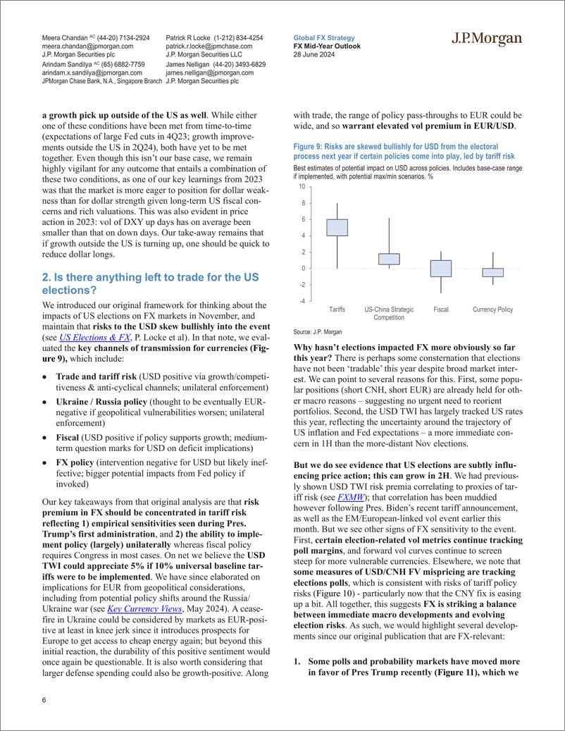 《JPMorgan-FX Mid-Year Outlook Ten questions (and answers) on currencie...-108907474》 - 第6页预览图