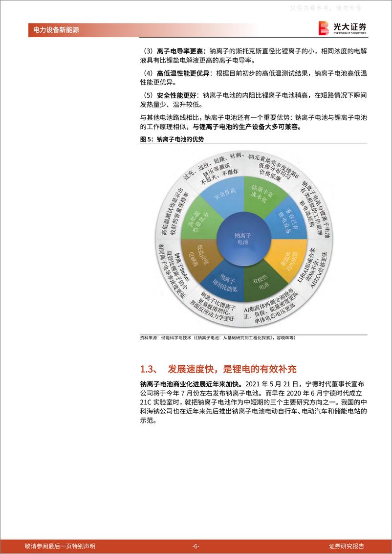 《2021年  【17页】动力电池成本系列报告之四：钠离子电池，潜在空间广阔，宁德时代入局加速产业化》 - 第6页预览图