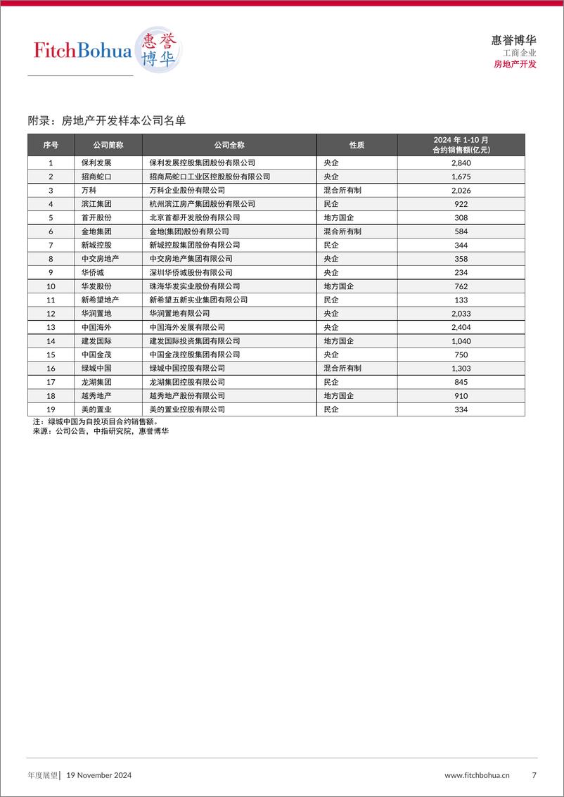 《惠誉博华2025年信用展望-房地产开发-FV-8页》 - 第7页预览图