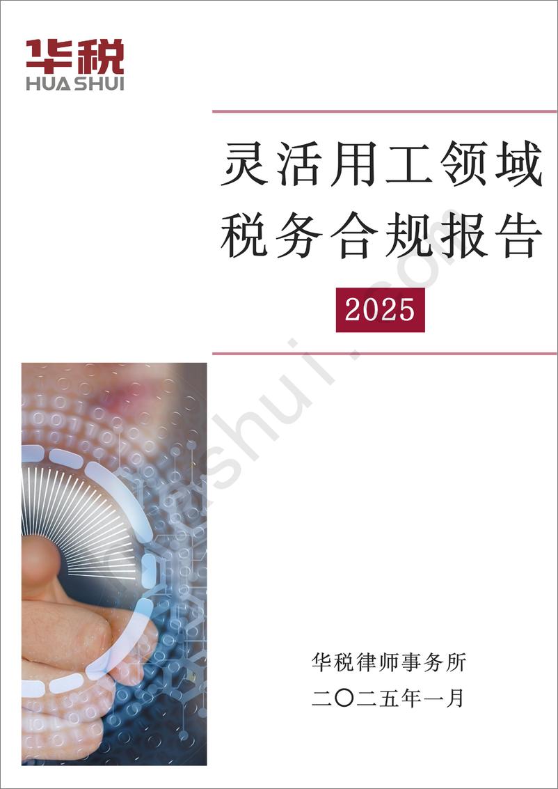 《北京华税律师事务所-灵活用工领域税务合规报告2025》 - 第1页预览图