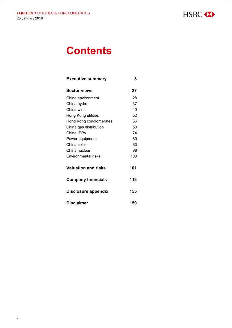 《汇丰银行-中国-公用事业行业-中国公用事业2019年展望：猪年菜单的变化-2019.1.25-160页》 - 第3页预览图