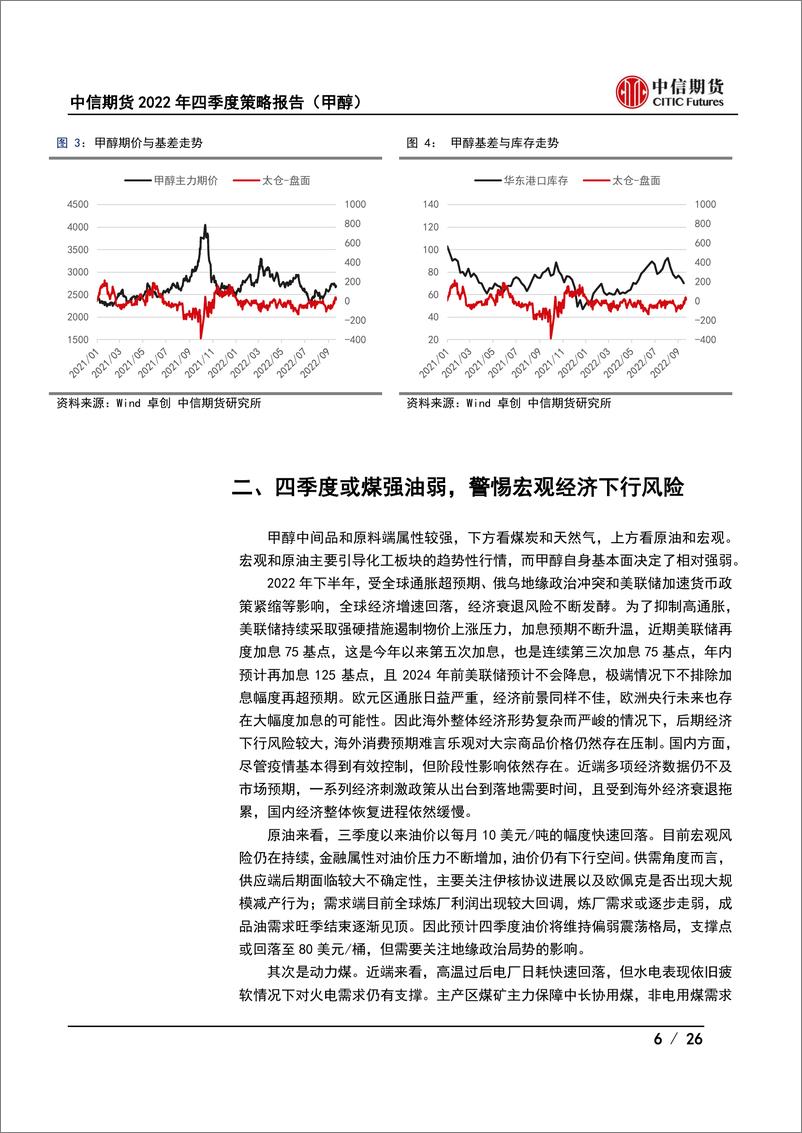 《2022年四季度策略报告（甲醇）：甲醇供需逐步承压，下方关注估值支撑-20220923-中信期货-26页》 - 第7页预览图