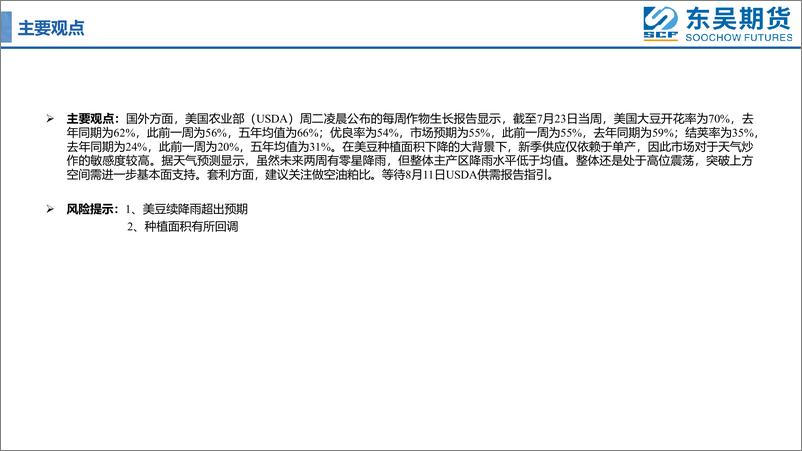 《优良率低于市场预期，粕类高位震荡-20230725-东吴期货-20页》 - 第5页预览图