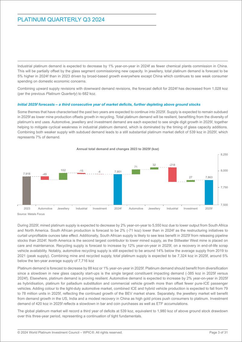 《世界铂金投资协会-2024年第三季度铂金（英）-2024-31页》 - 第3页预览图