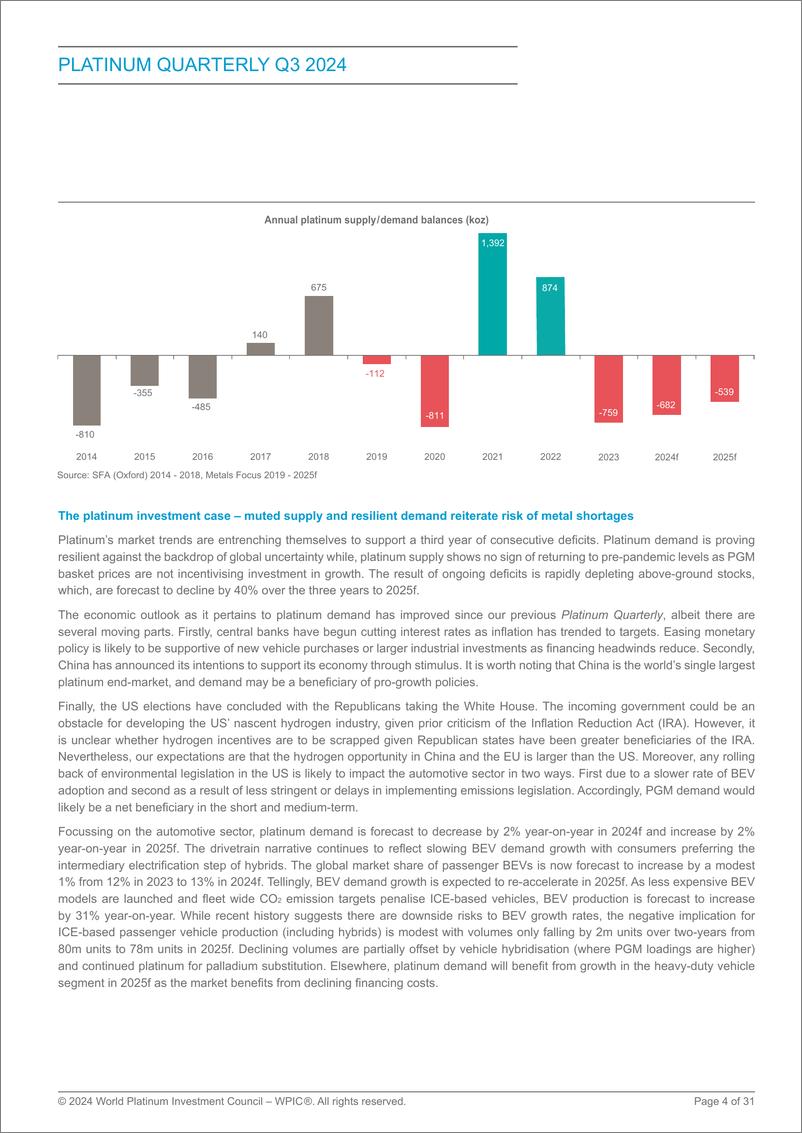 《世界铂金投资协会-2024年第三季度铂金（英）-2024-31页》 - 第4页预览图