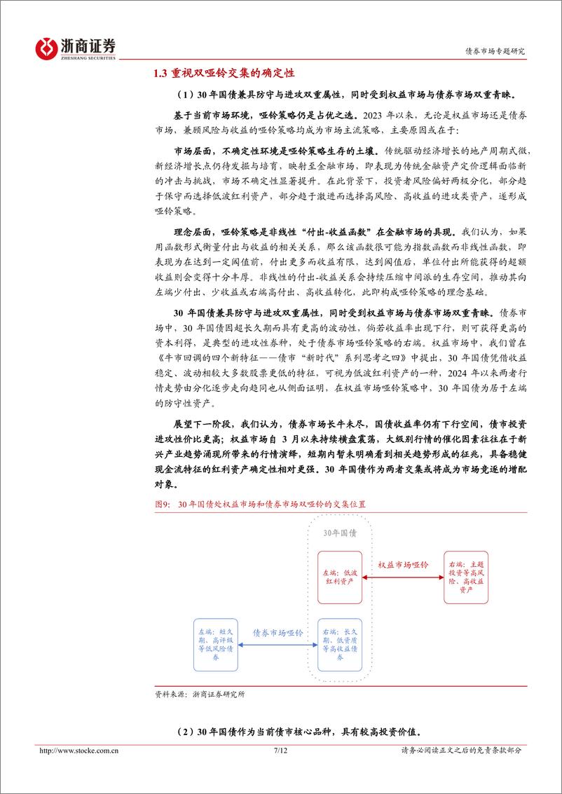 《债市策略思考：再论30年国债，关注超长期老券配置价值-240406-浙商证券-12页》 - 第7页预览图