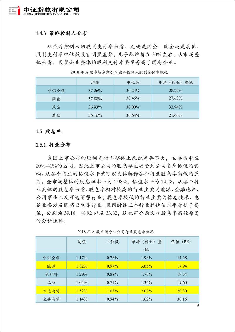 《2018年度A股证券市场分红年度报告-中证指数-2019.1-22页》 - 第8页预览图