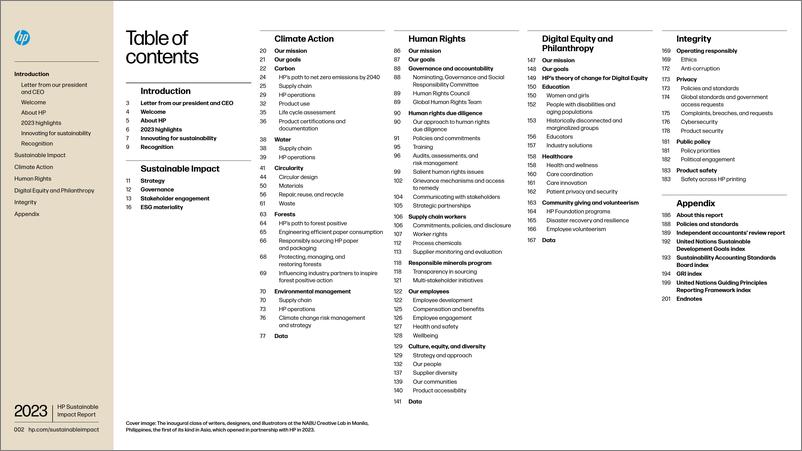 《2023年可持续影响报告（英文版）-惠普公司（HP）》 - 第2页预览图
