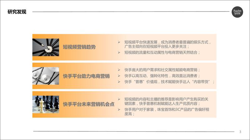 《钞针-快手平台电商营销价值研究-2019.8-28页》 - 第3页预览图