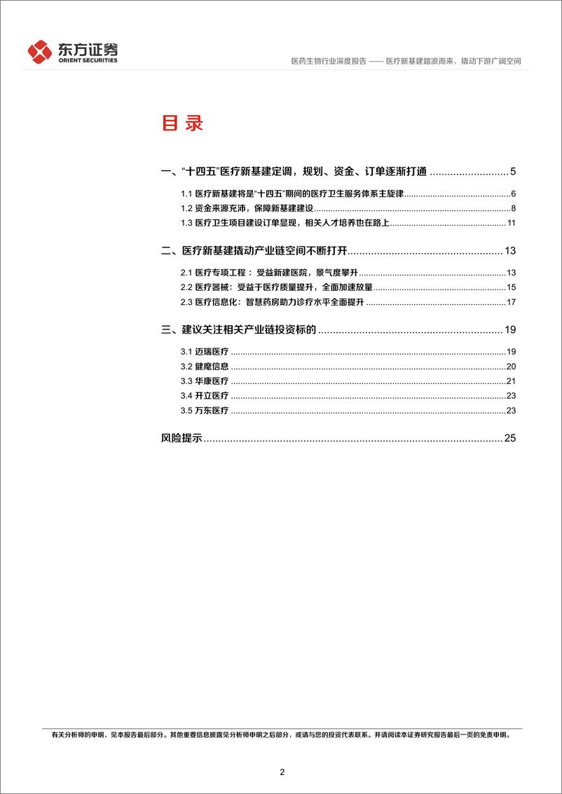 《医药生物行业：医疗新基建踏浪而来，撬动下游广阔空间-20220814-东方证券-27页》 - 第3页预览图