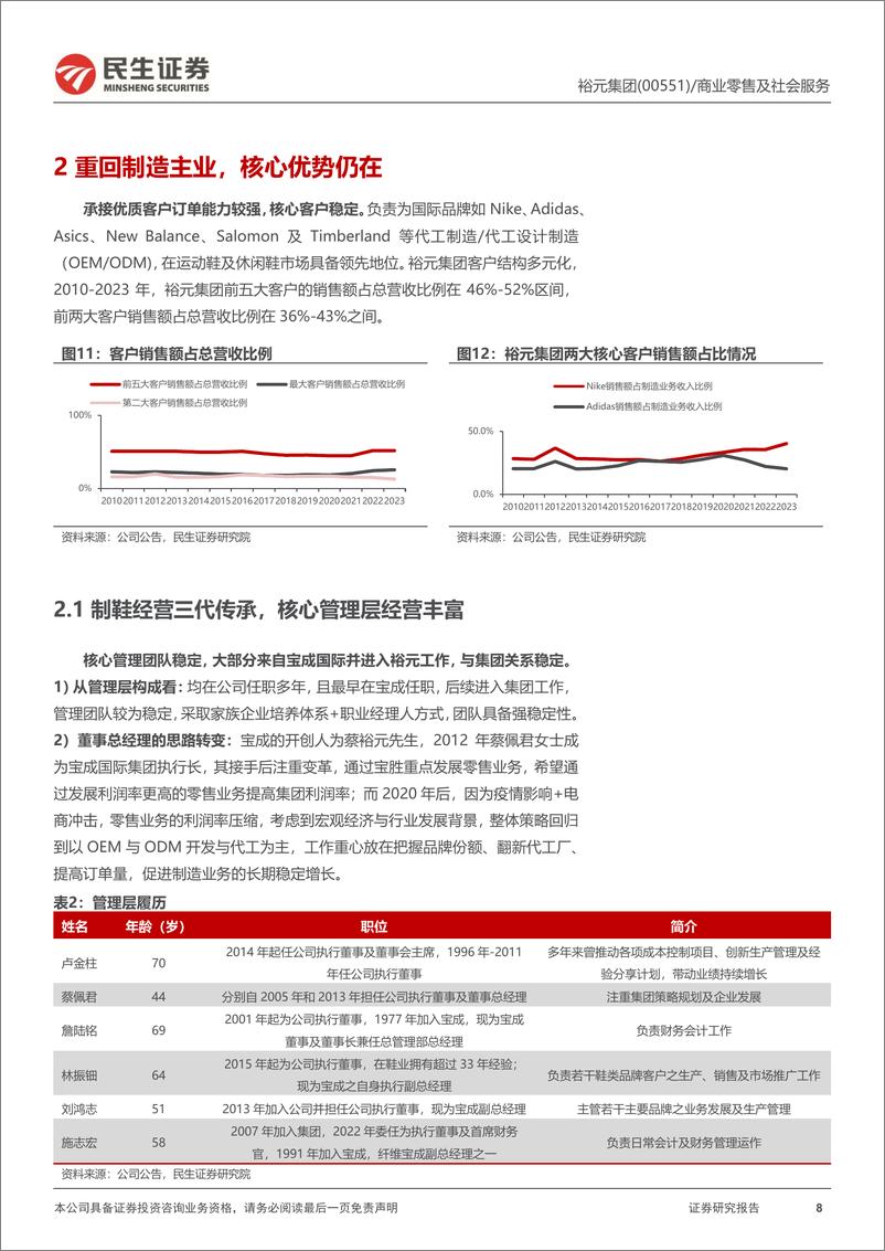 《民生证券-裕元集团-0551.HK-深度报告：行业至暗时刻已过，公司聚焦制造业务经营改善显著》 - 第8页预览图