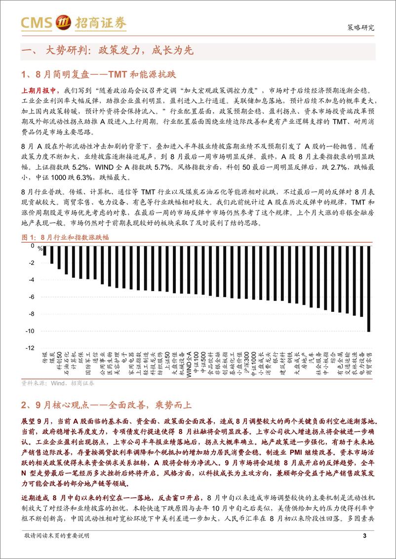 《A股2023年9月观点及配置建议：全面改善，乘势而上-20230903-招商证券-74页》 - 第4页预览图