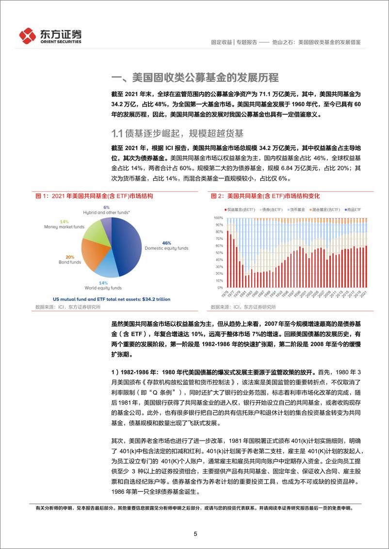 《他山之石：美国固收类基金的发展借鉴-20220711-东方证券-23页》 - 第6页预览图