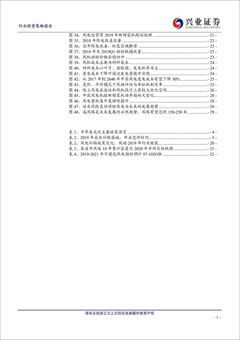 《电气设备行业2019年新能源发电行业中期策略报告：驱动换挡需求升级，赛道清晰首选龙头-20190606-兴业证券-32页》 - 第4页预览图