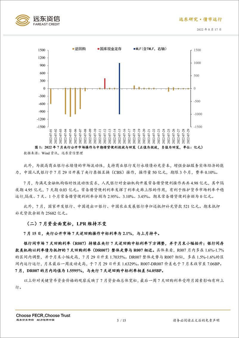 《远东资信-经济金融数据转弱，十年期国债收益率下行——2022年7月利率债市场运行报告-18页》 - 第6页预览图