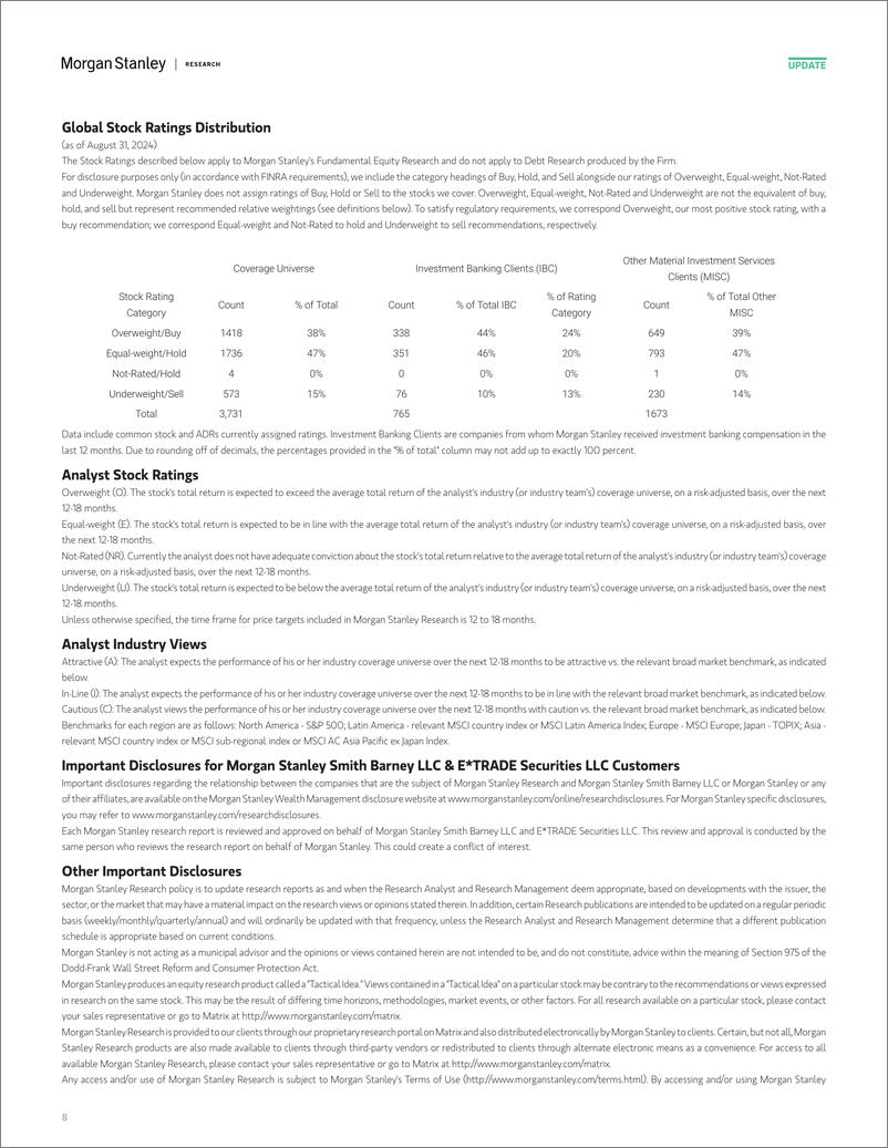 《Morgan Stanley-Singapore Equity Strategy Fund Flows and Fundamentals Augu...-110171040》 - 第8页预览图