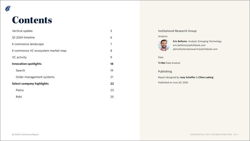 《PitchBook-2024年一季度电子商务报告（英）-2024.6-11页》 - 第2页预览图