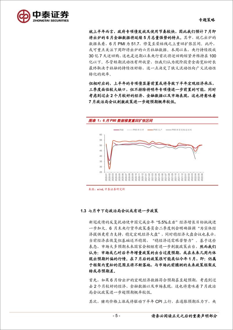 《当前政策环境或如何影响市场演绎？-20220709-中泰证券-15页》 - 第6页预览图