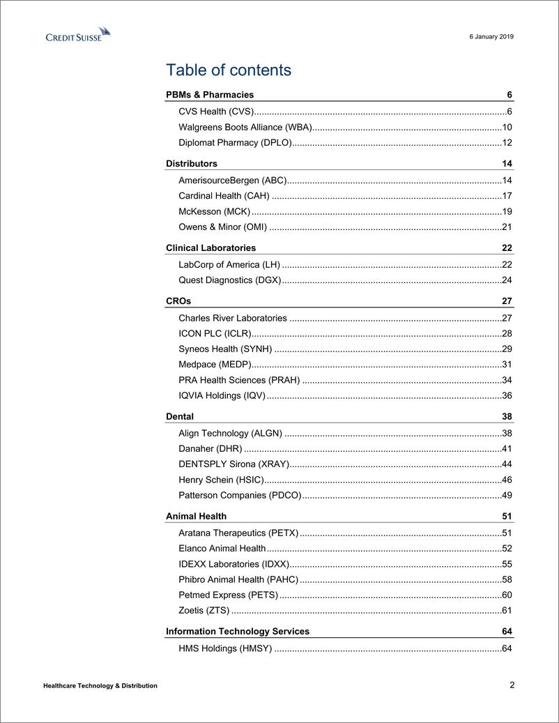 《瑞信-美股-医疗科技行业-医疗科技与渠道：管理团队问题-2019.1.6-73页》 - 第3页预览图