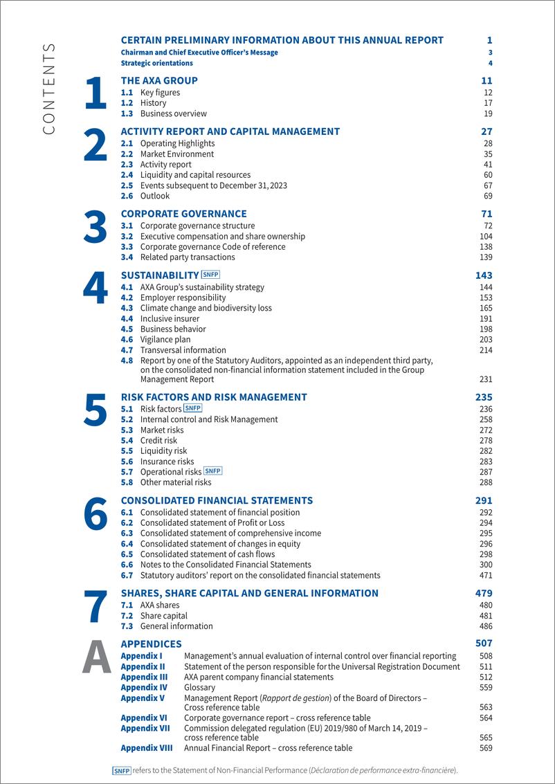 《AXA安盛：2023年普遍登记文件-年度财务报告（英文版）》 - 第2页预览图