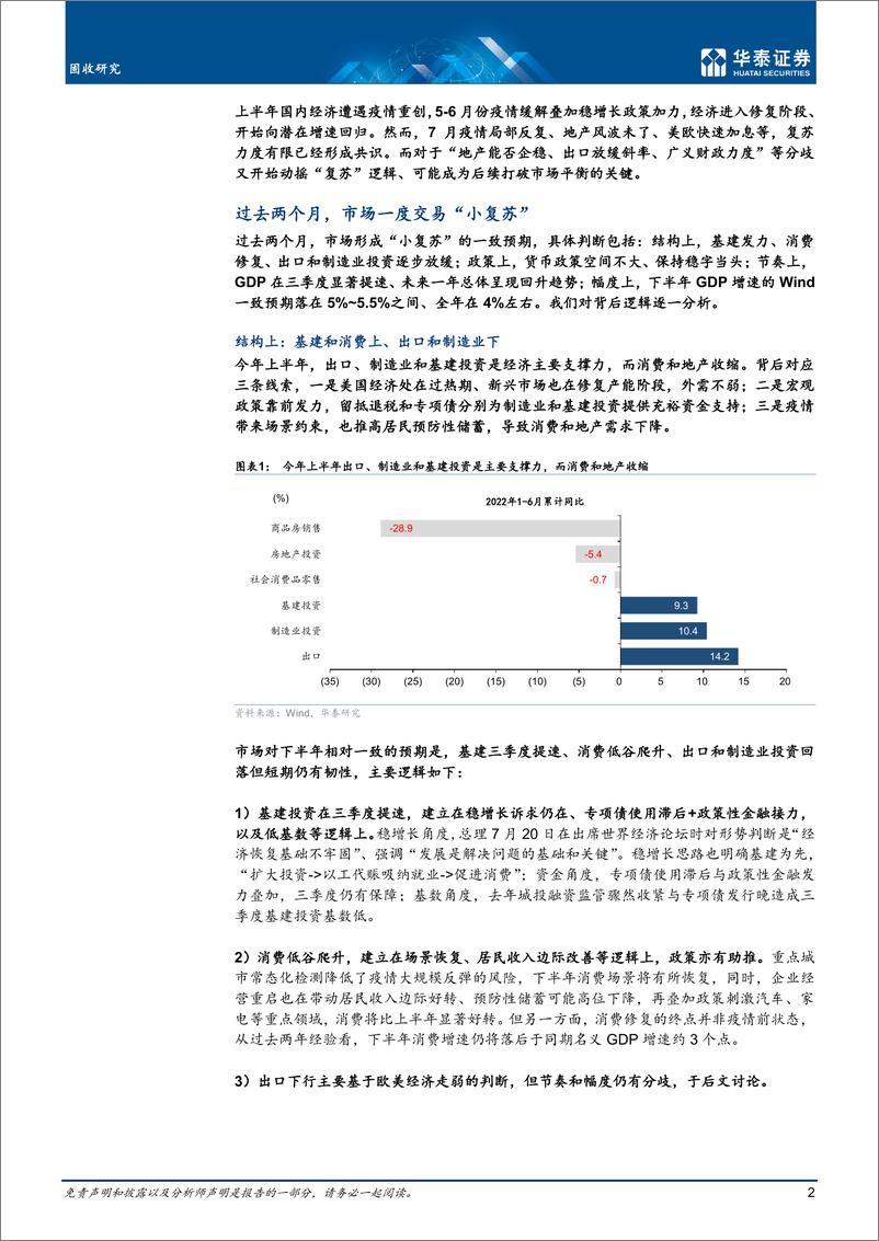 《固收专题研究：三大扰动之下小复苏还是弱修复？-20220727-华泰证券-26页》 - 第3页预览图