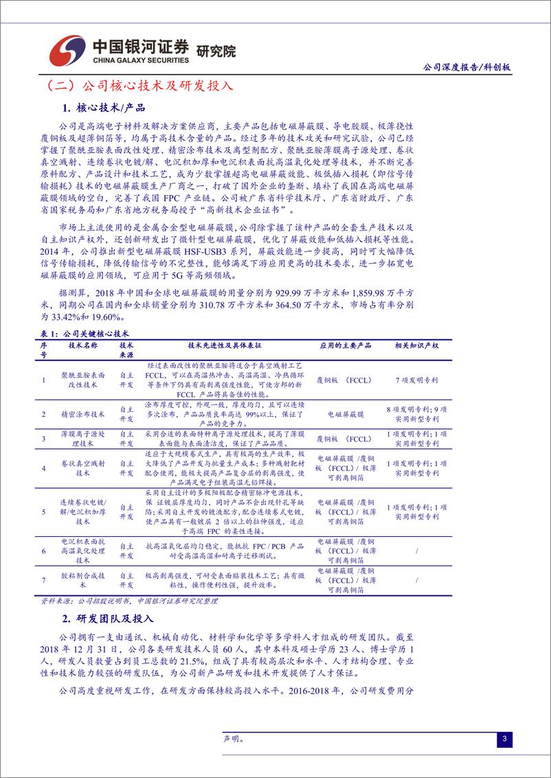 《石化化工行业科创版化工新材料公司系列研究：方邦股份-20190707-银河证券-18页》 - 第6页预览图