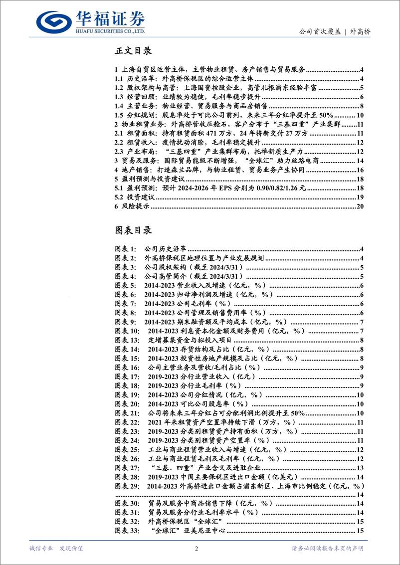 《外高桥(600648)高分红、稳租赁、强协同的自贸区综合运营商-240904-华福证券-22页》 - 第2页预览图