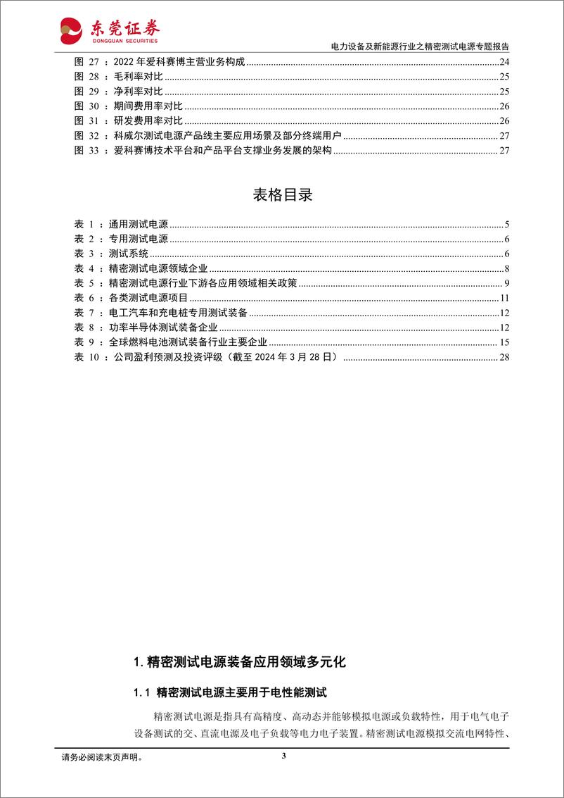 《电力设备及新能源行业之精密测试电源专题报告：百花齐放，相得益彰》 - 第3页预览图