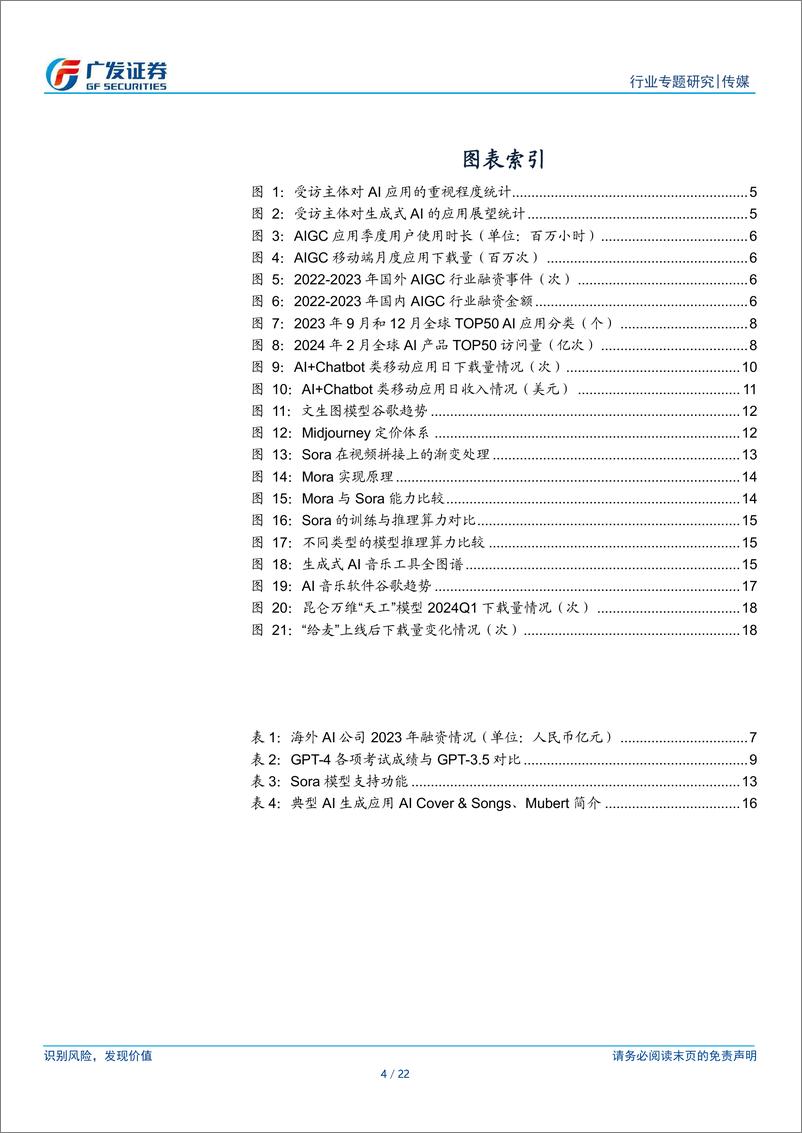 《传媒行业-海外AI应用进展：技术持续突破，关注垂类应用场景与赋能-240408-广发证券-22页》 - 第4页预览图