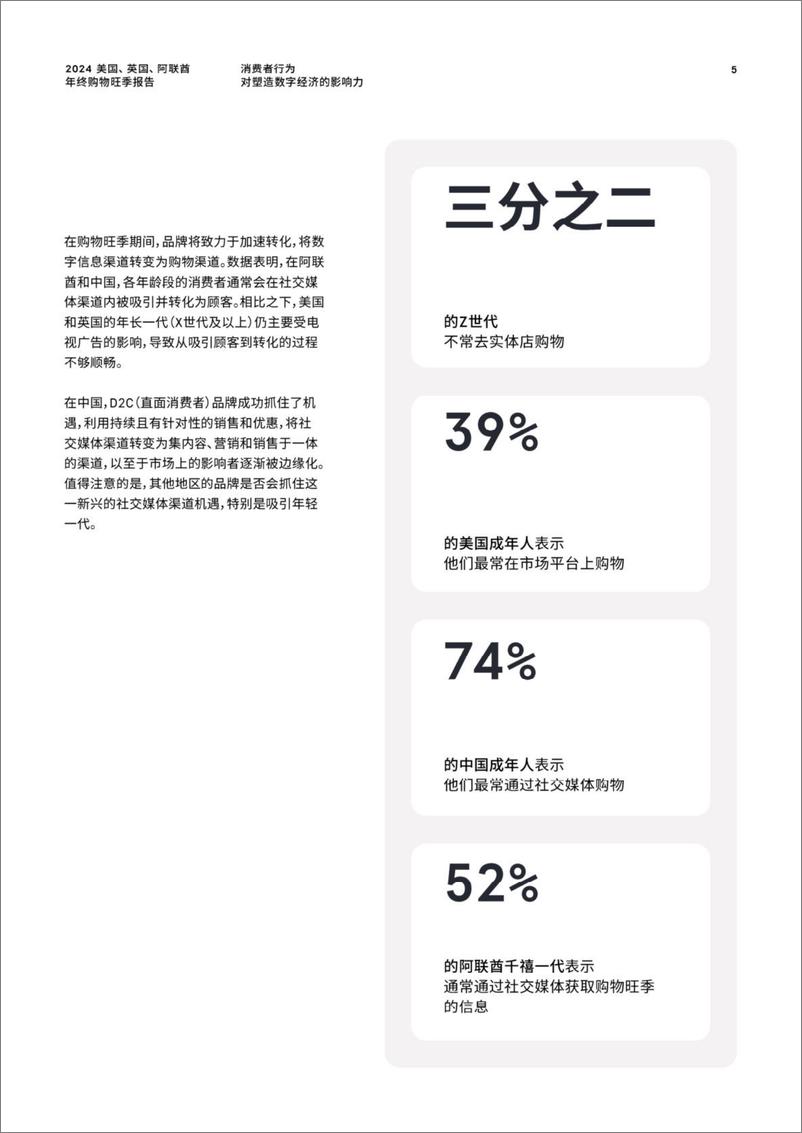 《2024 美国、英国、阿联酋年终购物旺季报告-38页》 - 第5页预览图