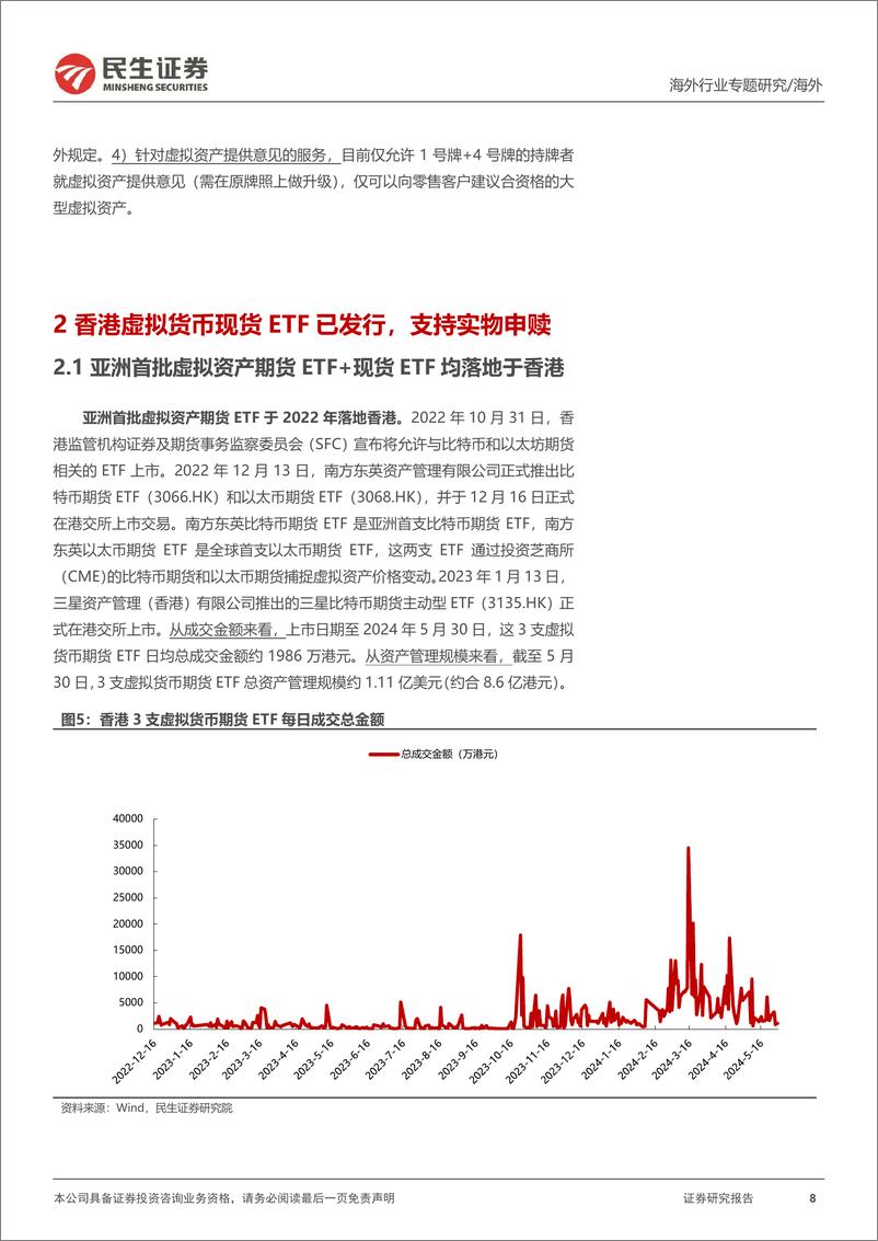 《海外行业专题研究：香港Web3.0监管框架逐渐清晰，生态繁荣可期-240531-民生证券-18页》 - 第8页预览图