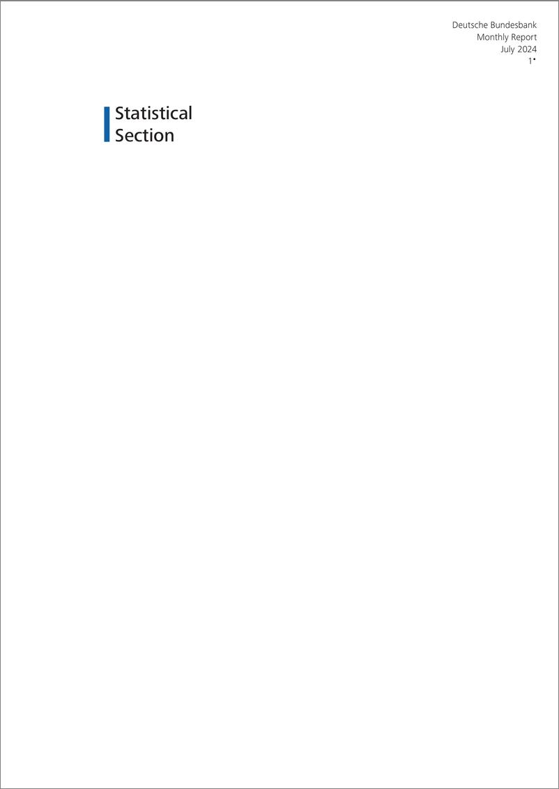 《德国央行-月报——2024年7月-83页》 - 第1页预览图