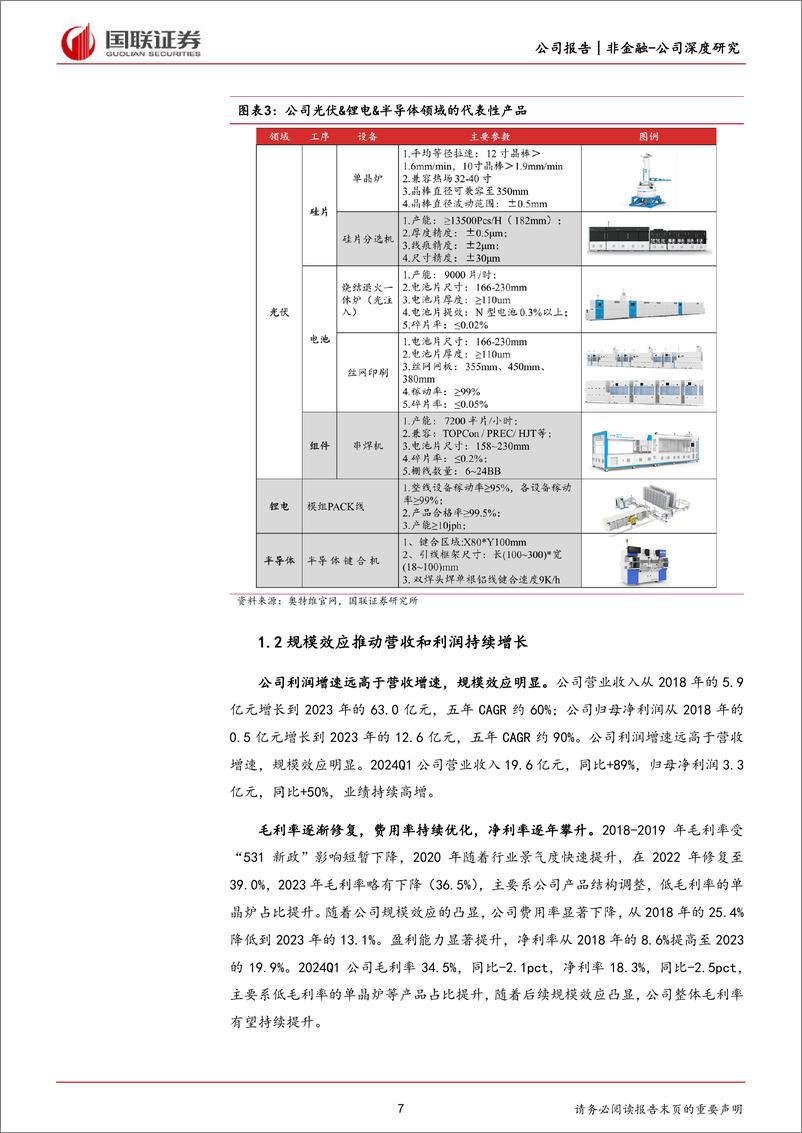 《国联证券-奥特维-688516-横跨光伏&锂电&半导体的优质设备龙头》 - 第7页预览图