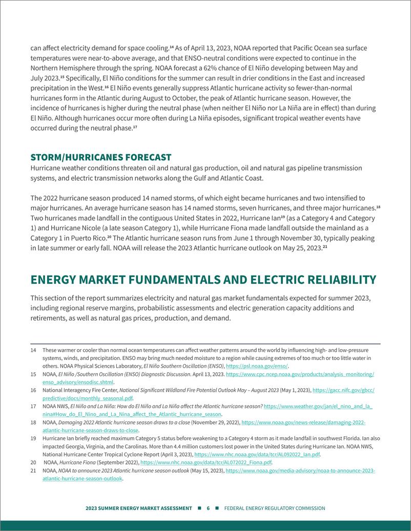 《美国联邦能源管理委员会+2023夏季能源市场和电力可靠性评估-55页》 - 第8页预览图