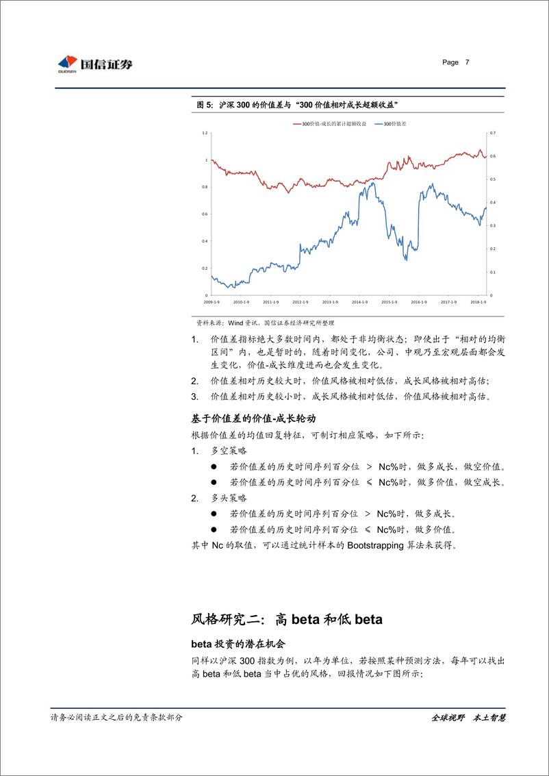 《国信证2018052市场风格及策略研究：价值差与市场系统风险》 - 第7页预览图